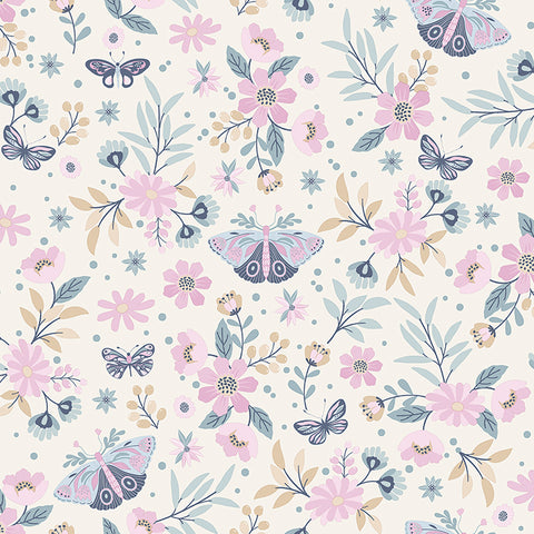 4060-58103 Zev Pink Butterfly Wallpaper