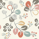 4066-25122 Jonah Multicolor Leaf Trail Wallpaper
