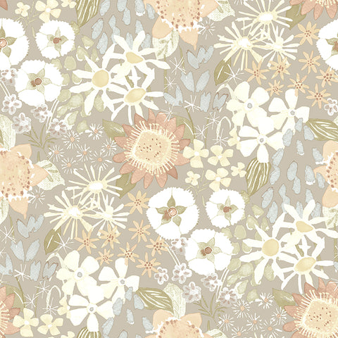 4066-26523 Karina Pastel Wildflower Garden Wallpaper