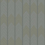 4066-26529 Nyle Dark Grey Chevron Stripes Wallpaper