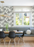 4066-26541 Lykke Black Textured Tree Wallpaper
