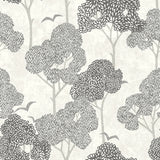 4066-26541 Lykke Black Textured Tree Wallpaper