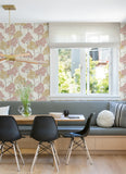 4066-26544 Lykke Coral Textured Tree Wallpaper