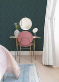 4066-26546 Sander Slate Geometric Wallpaper