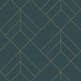 4066-26546 Sander Slate Geometric Wallpaper