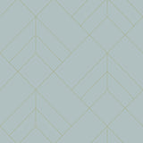 4066-26547 Sander Light Blue Geometric Wallpaper