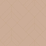 4066-26548 Sander Light Pink Geometric Wallpaper
