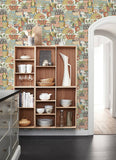 4066-26556 Fika Mustard Blissful Birds & Blooms Wallpaper