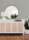 4066-26562 Malin Light Grey Faux Grasscloth Wallpaper