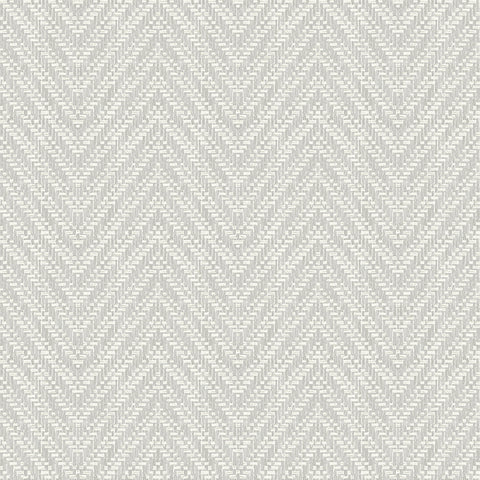4074-26652 Glynn Light Grey Chevron Wallpaper
