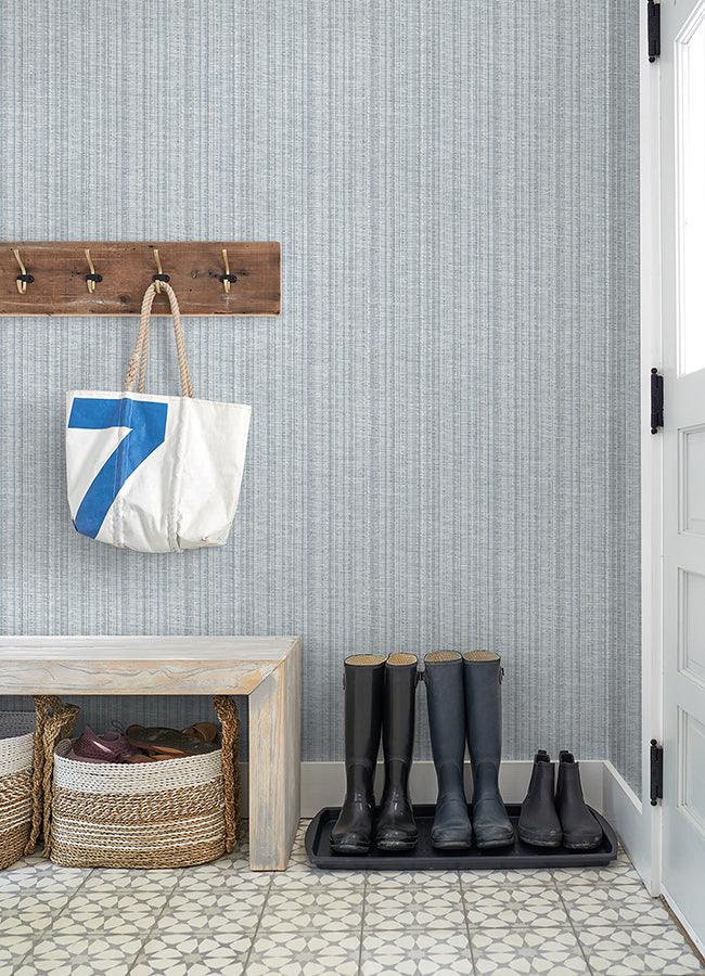 4074-26656 Simon Blue Woven Texture Wallpaper – wallcoveringsmart