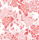 4081-26301 Irina Coral Floral Blooms Wallpaper