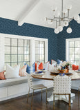 4081-26305 Alorah Navy Wave Wallpaper