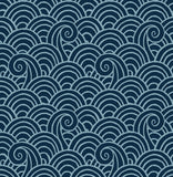 4081-26305 Alorah Navy Wave Wallpaper