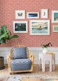 4081-26306 Alorah Coral Wave Wallpaper