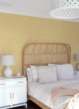 4081-26307 Alorah Yellow Wave Wallpaper
