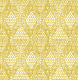  4081-26321 Grady Yellow Dotted Geometric Wallpaper