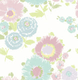4081-26325 Essie Pastel Painterly Floral Wallpaper 