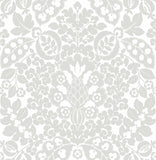4081-26335 Marni Grey Fruit Damask Wallpaper