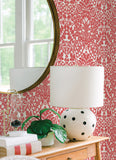 4081-26336 Marni Red Fruit Damask Wallpaper