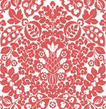 4081-26336 Marni Red Fruit Damask Wallpaper