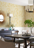 4081-26343 Bannon Yellow Leaves Wallpaper