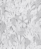 4081-26344 Bannon Grey Leaves Wallpaper