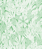 4081-26345 Bannon Green Leaves Wallpaper