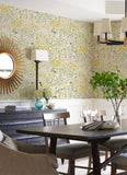 4081-26348 Chilton Yellow Wildflowers Wallpaper