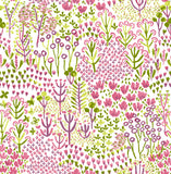 4081-26349 Chilton Pink Wildflowers Wallpaper