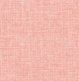 4081-26355 Emerson Coral Faux Linen Wallpaper