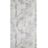 4096-554748 Faux Concrete plaster textured distressed paint white gold metallic wallpaper 3D