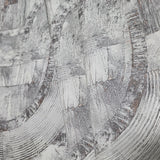 4096-554779 Faux Concrete plaster textured distressed white gray copper metallic wallpaper
