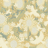 4111-63010 Drömma Butter Songbirds and Sunflowers Wallpaper