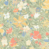 4111-63018 Midsommar Sage Floral Medley Wallpaper