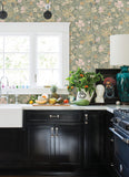4111-63020 Midsommar Grey Floral Medley Wallpaper