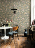 4111-63020 Midsommar Grey Floral Medley Wallpaper