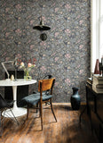 4111-63021 Midsommar Dark Blue Floral Medley Wallpaper