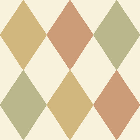 4111-63027 Kalas Mustard Diamond Wallpaper