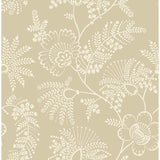 4120-26825 Maeve Butter Jacobean Trail Wallpaper