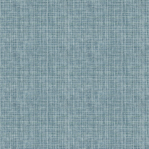 4120-26840 Kantera Blue Fabric Texture Wallpaper