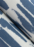 4120-26843 Myrtle Indigo Abstract Stripe Wallpaper