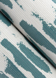 4120-26844 Myrtle Sea Green Abstract Stripe Wallpaper