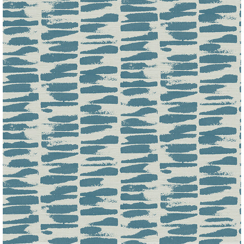 4120-26844 Myrtle Sea Green Abstract Stripe Wallpaper