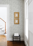 4120-26845 Myrtle Grey Abstract Stripe Wallpaper