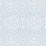 4120-26847 Lyon Blue Geometric Key Wallpaper