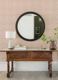 4120-26848 Lyon Coral Geometric Key Wallpaper