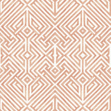 4120-26848 Lyon Coral Geometric Key Wallpaper