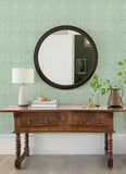 4120-26850 Lyon Green Geometric Key Wallpaper