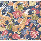 4120-72007 Yanci Orange Dragon Wallpaper